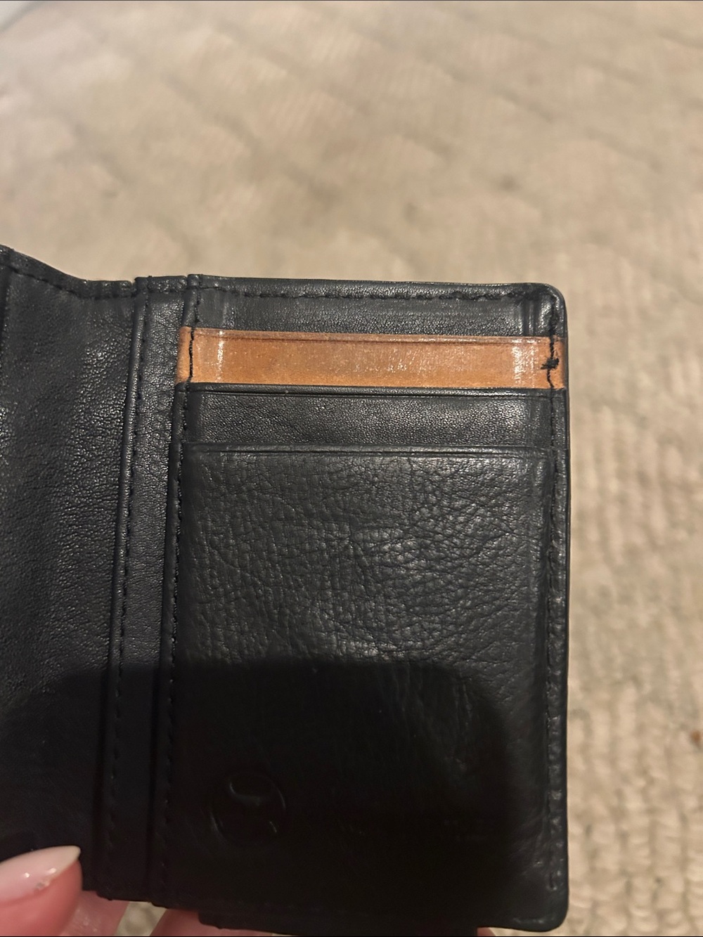 Hooey Tan, Black & Cream Aztec Leather Card Holder - Picture 8 of 10